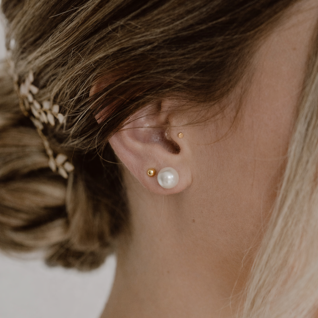 Ohrstecker Perla 8mm