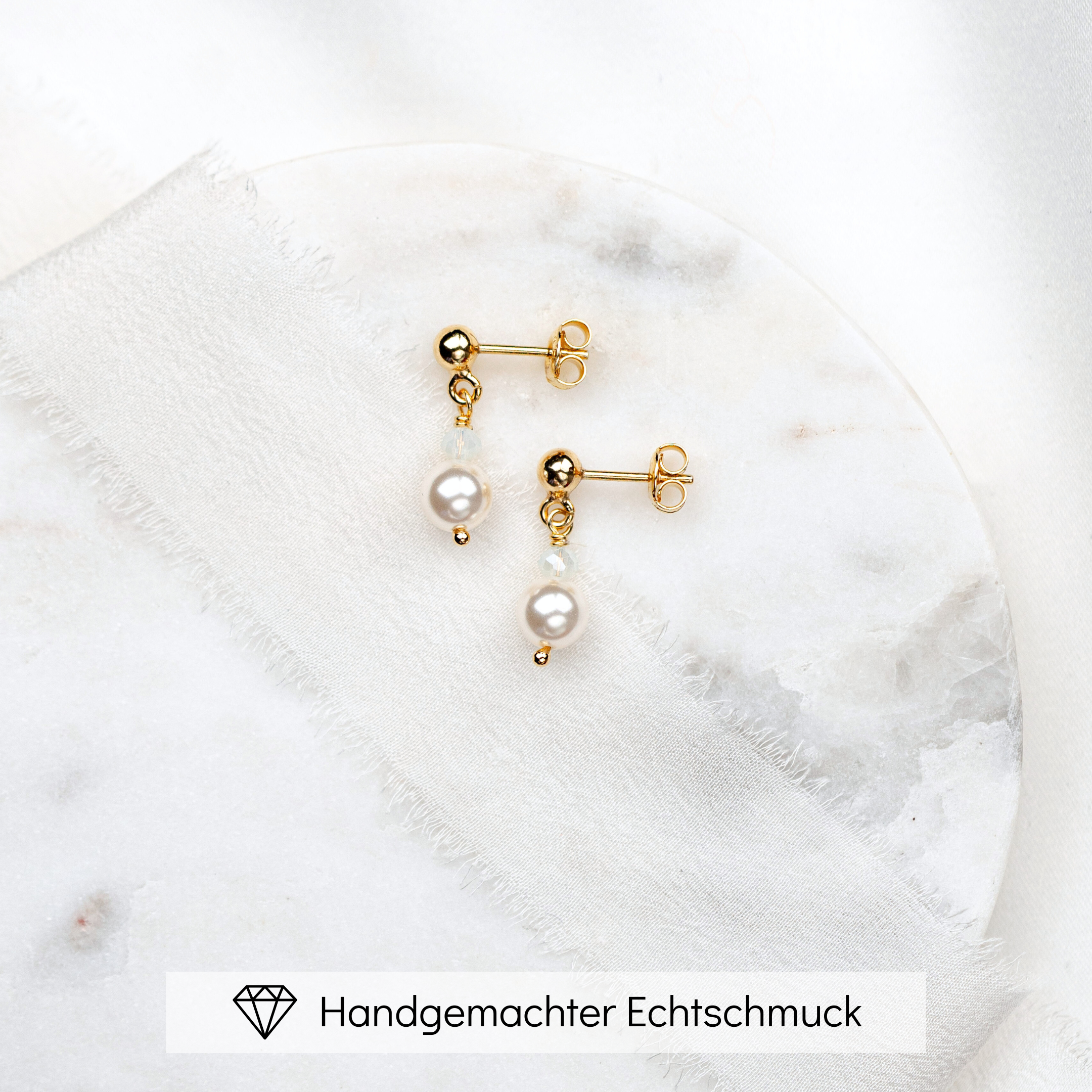 Ari| Braut Ohrringe mit Perle