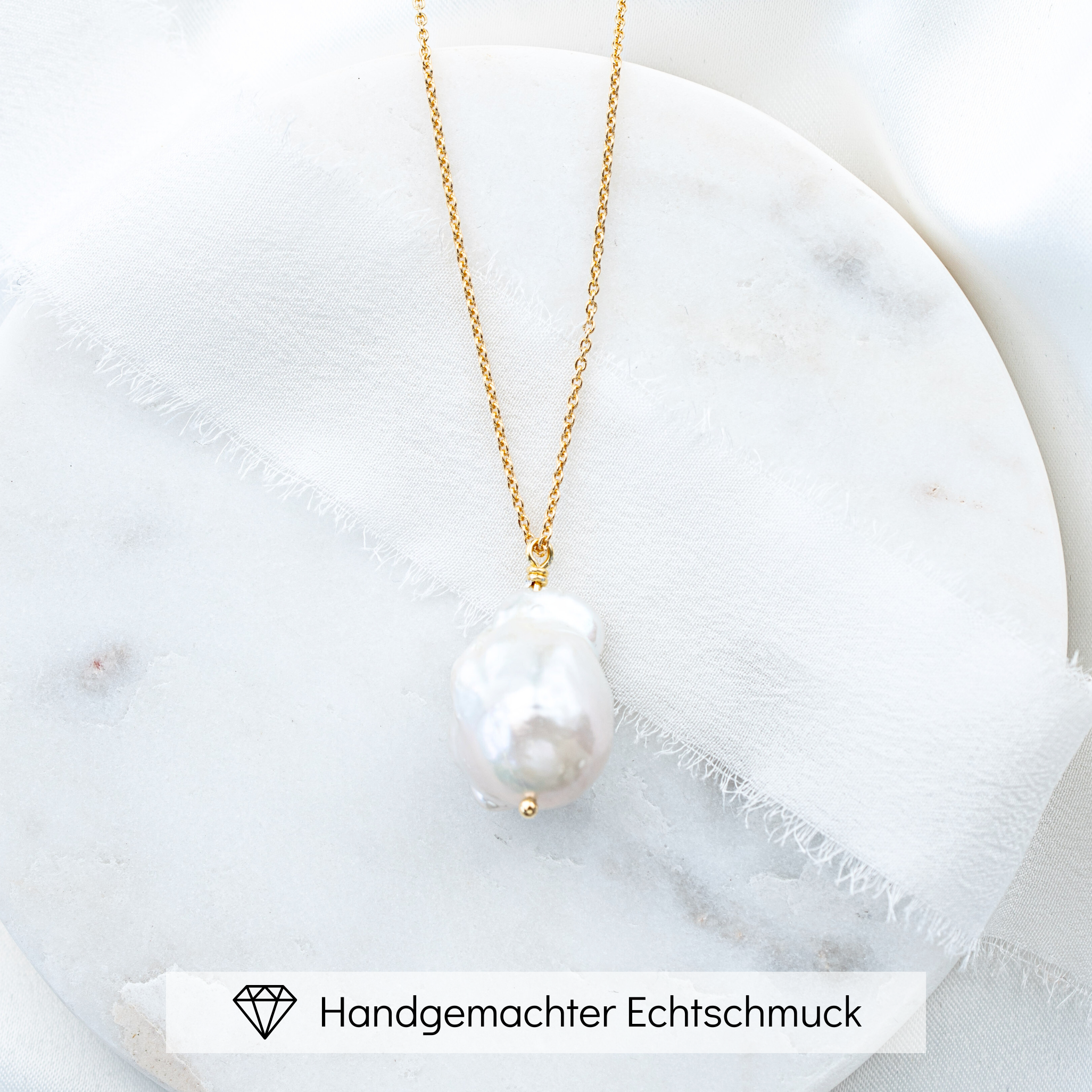 Aurelia | limitierte Halskette Hochzeit mit Barockperle