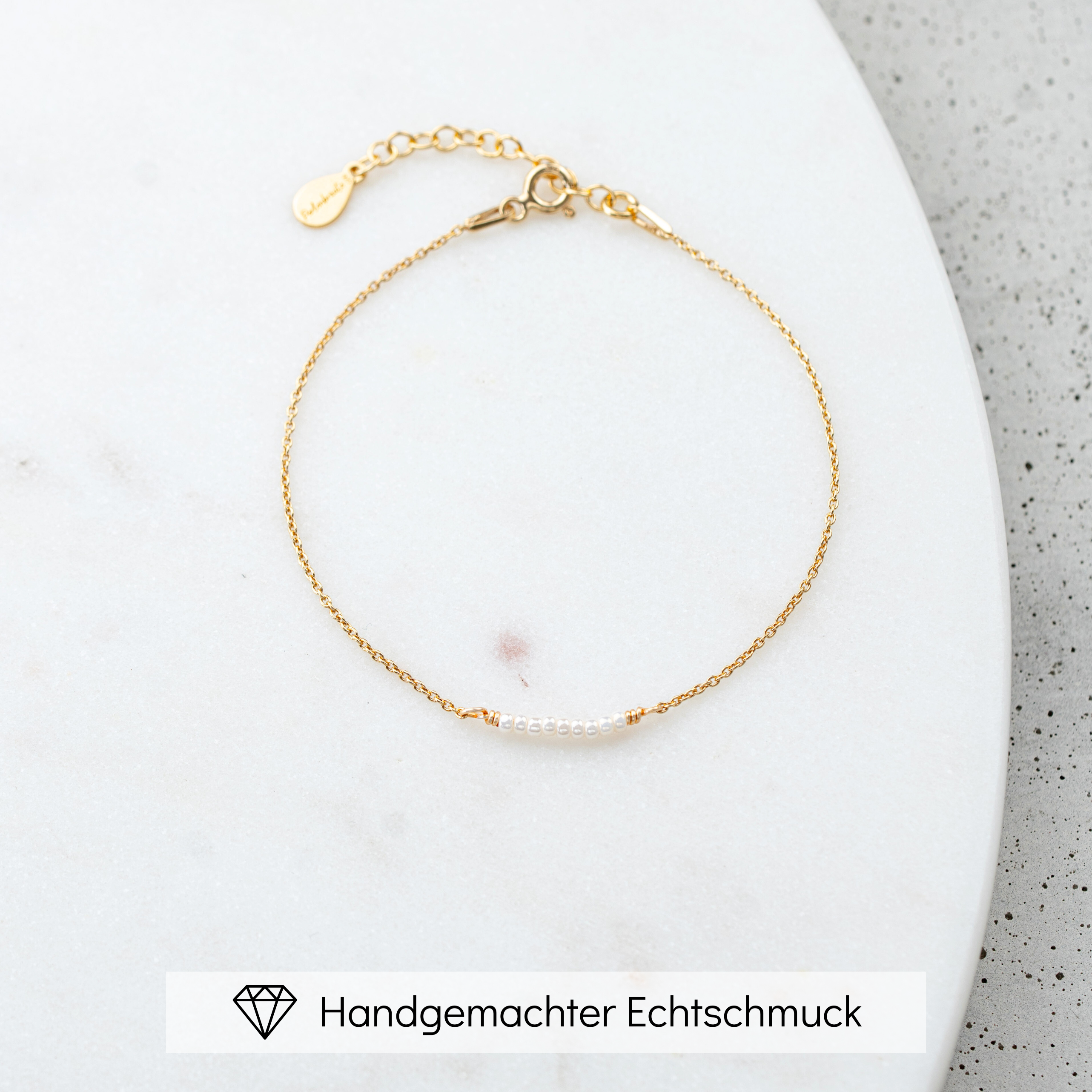 Belina | Armband Hochzeit mit kleinen Perlen