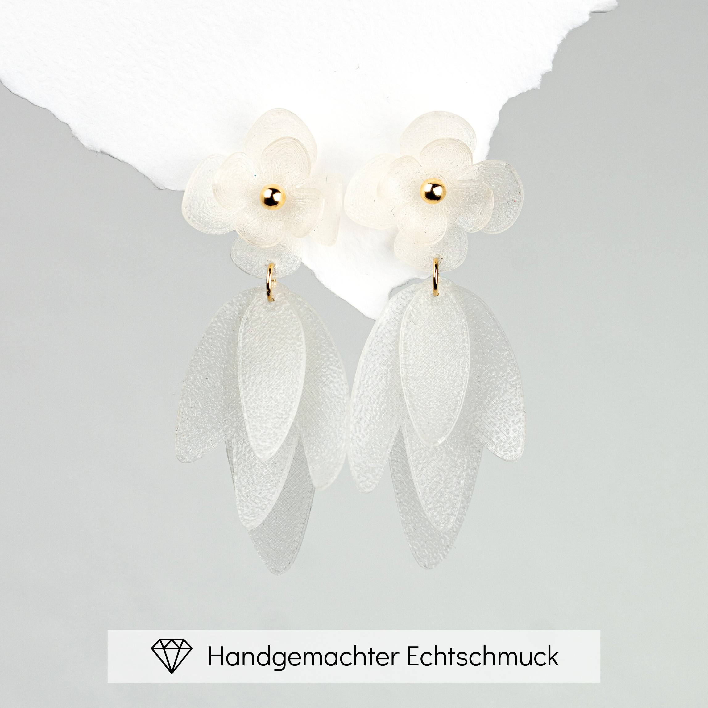 Chiara | Braut Ohrringe mit Blüten