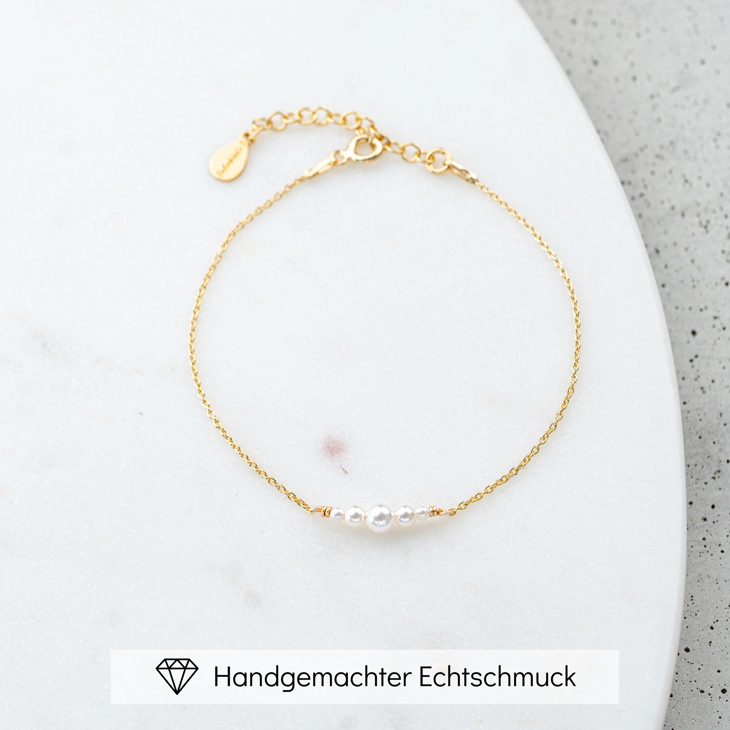 Mariella | Brautarmband mit kleinen Perlen