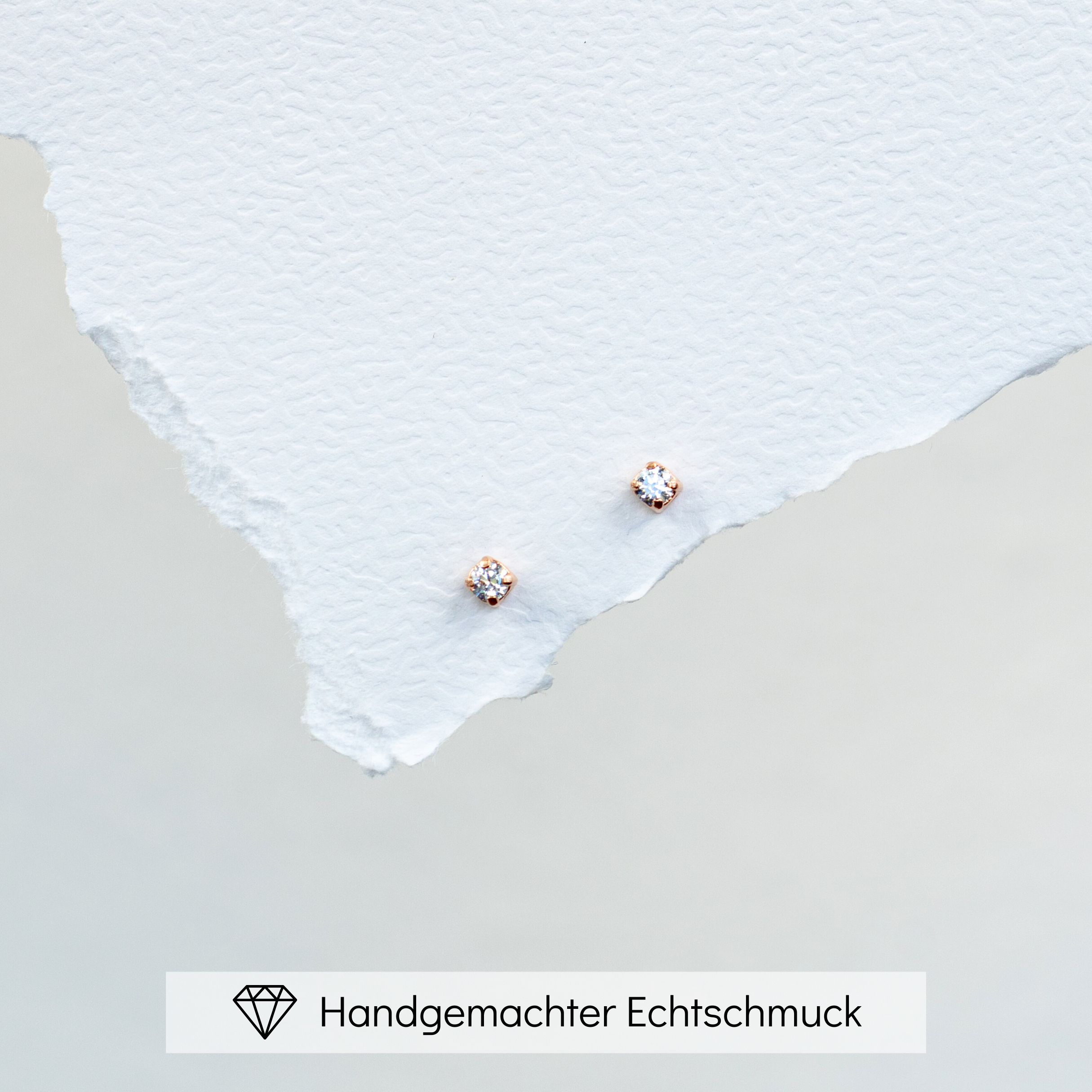 Sanna | schlichte Brautohrstecker mit Zirkonia