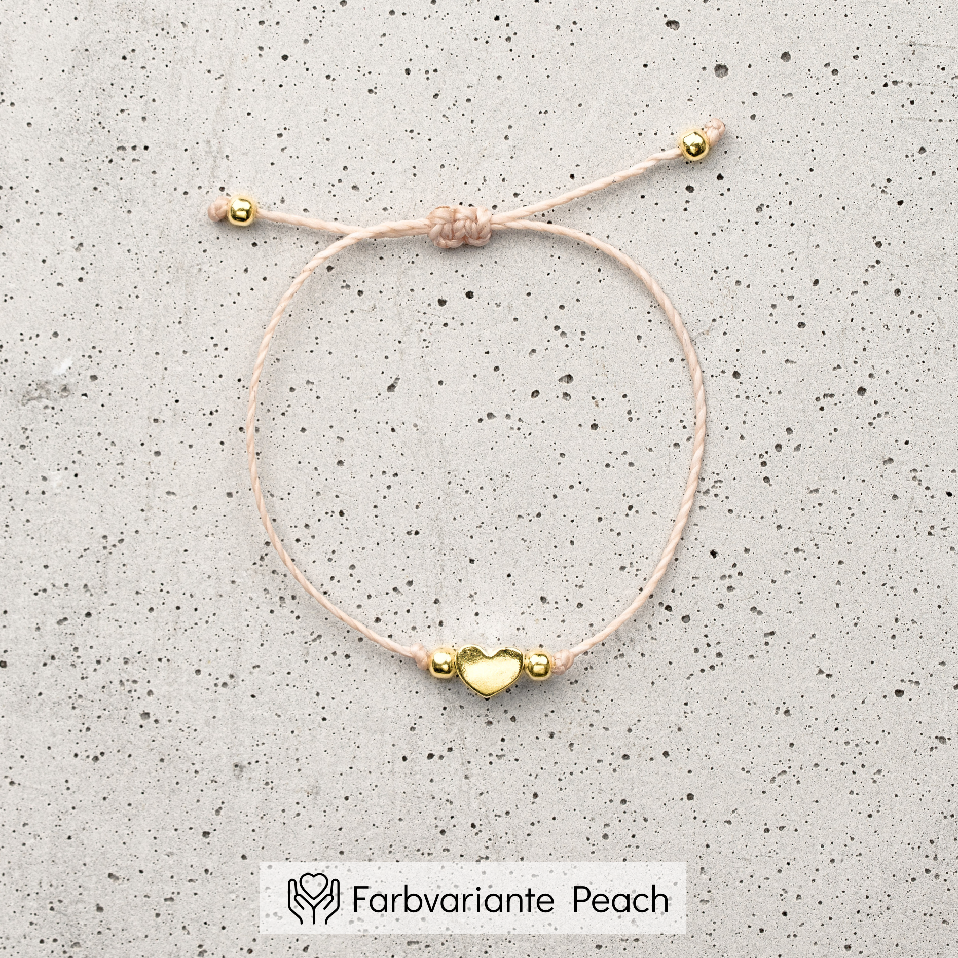 Armband für Trauzeugin | Trauzeugin fragen - peach