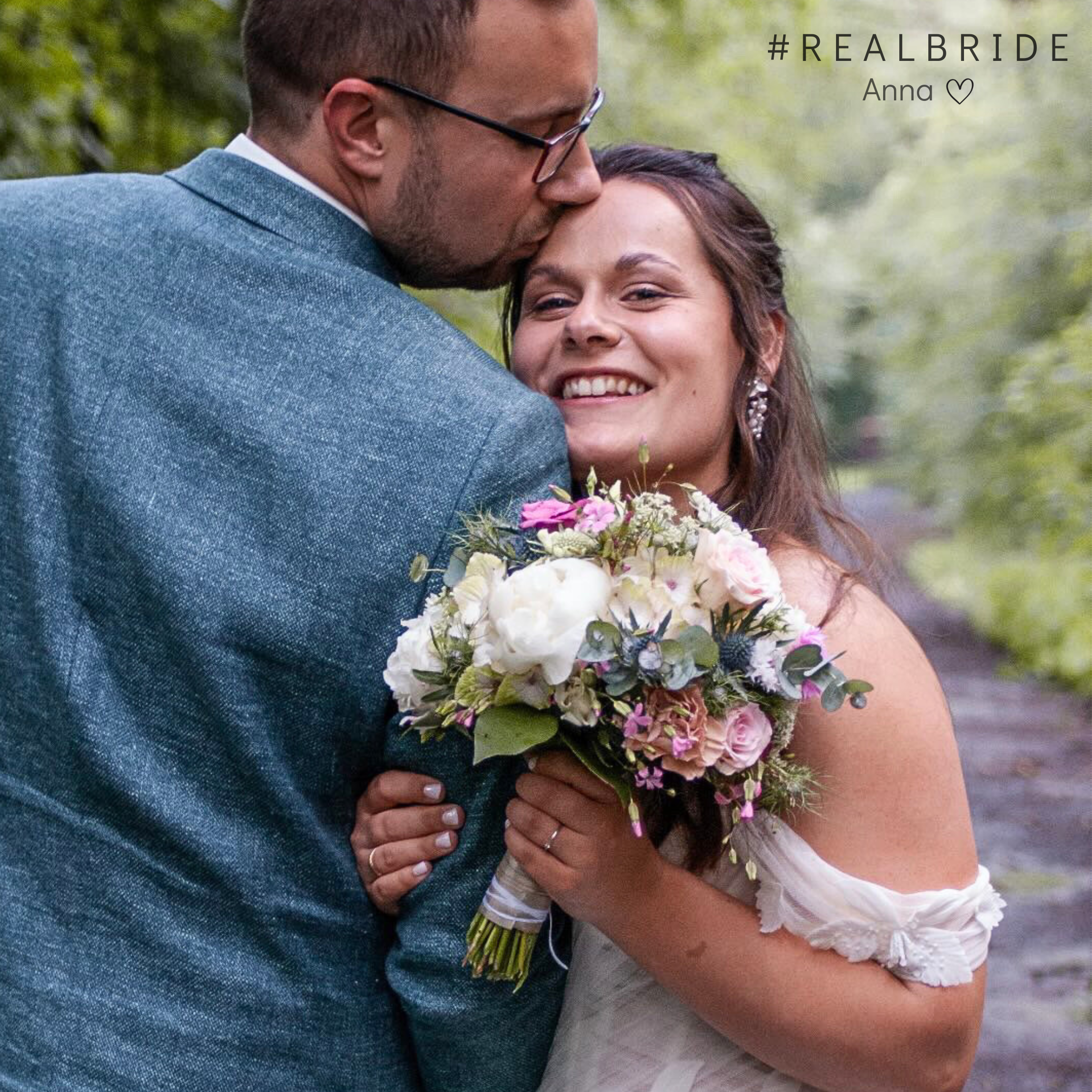 Babsi | Brautohrringe mit Blüten und Perlen