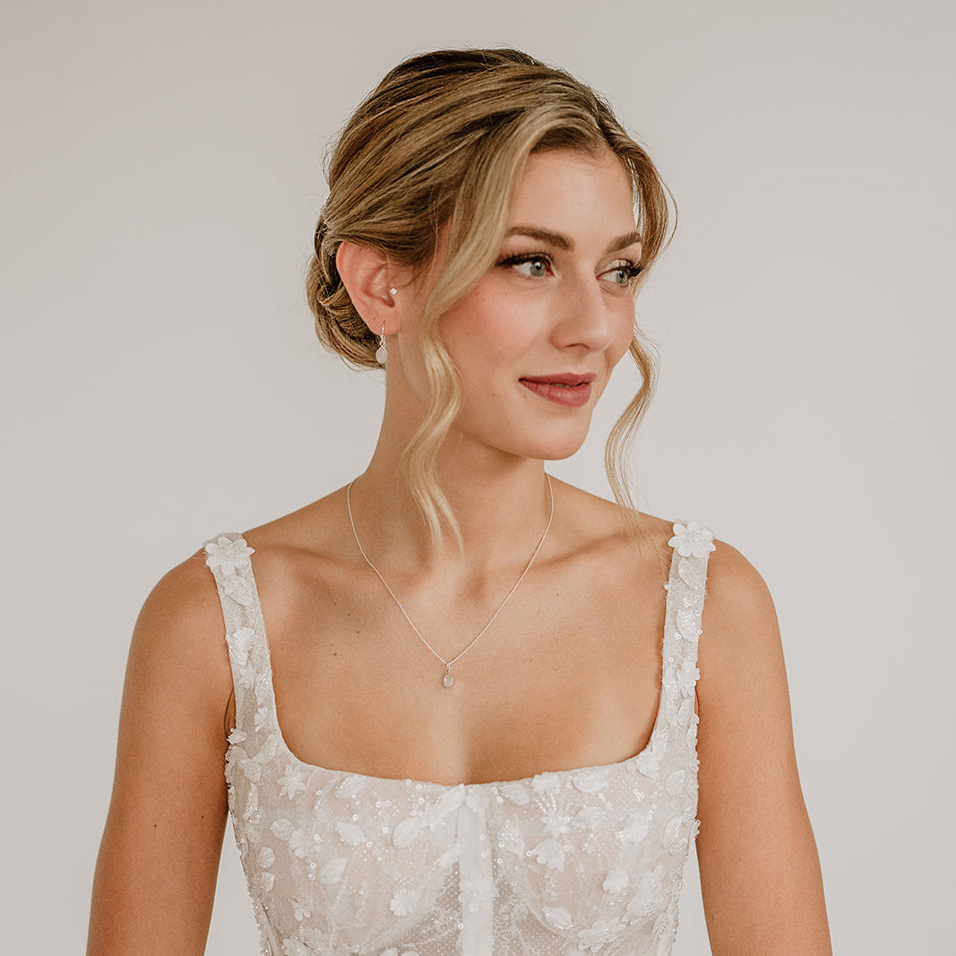 Juna | Brautschmuck Set mit Mondstein