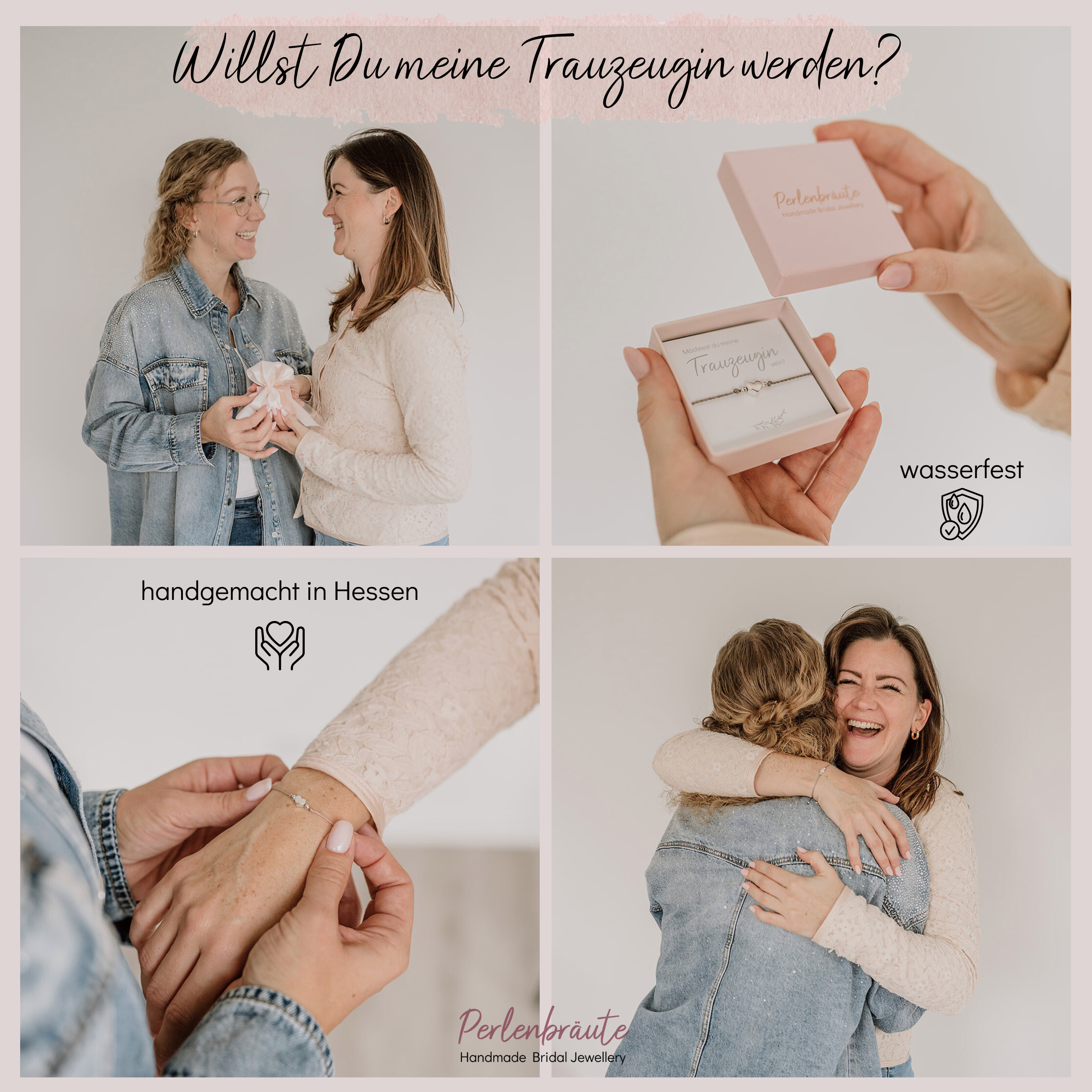 Armband für Trauzeugin | Trauzeugin fragen